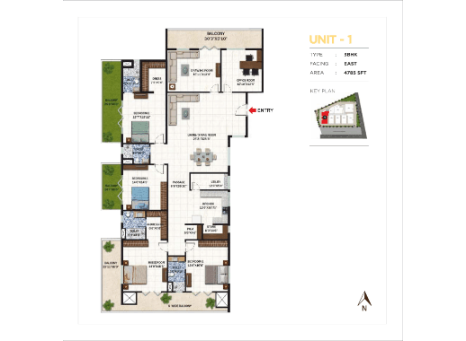 Vasavi Usharam Integra Floor Plan 1