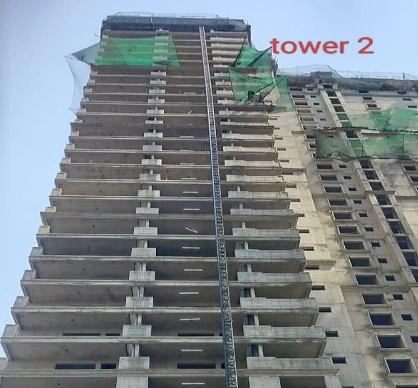 Tower 2 StructureCompleted ParapetWallWIP March2026