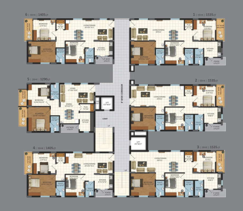 Vasavi Sri Nilayam Floor Plan 2