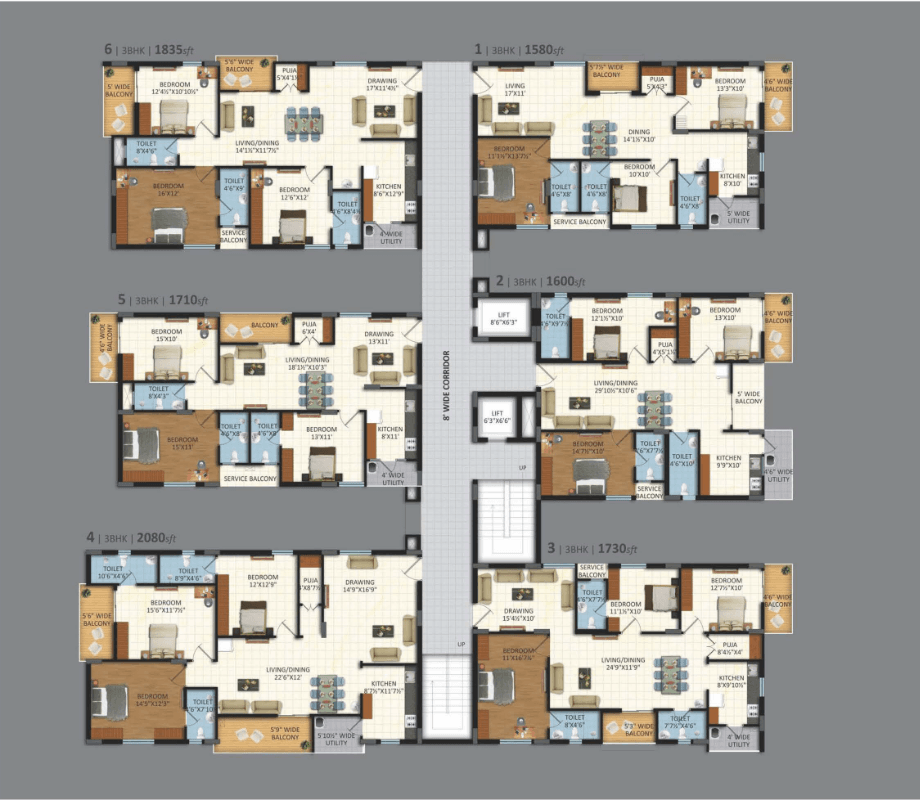 Vasavi Sri Nilayam Floor Plan 8