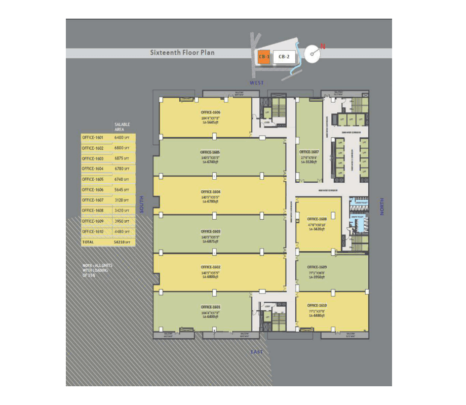 Sky City Floor Plan 9