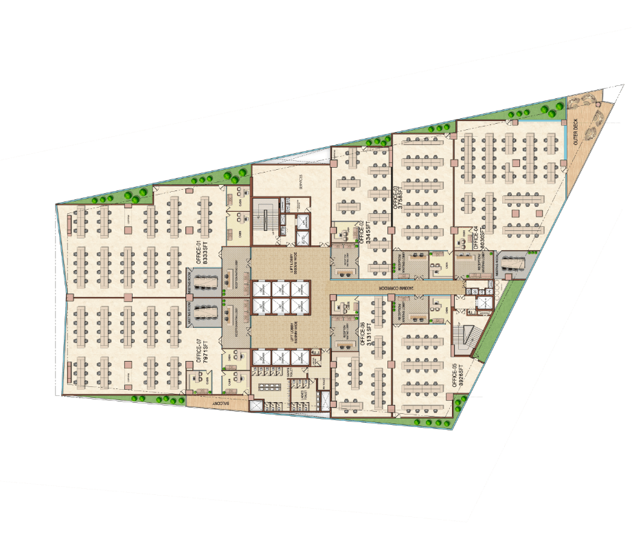 Water Front Floor Plan 6