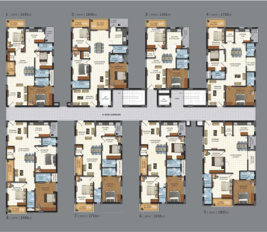 Vasavi Sri Nilayam Floor Plan 7