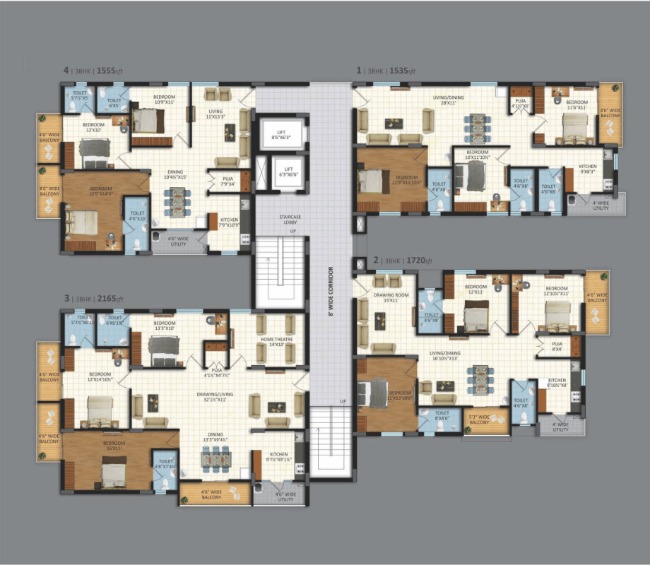 Vasavi Sri Nilayam Floor Plan 6